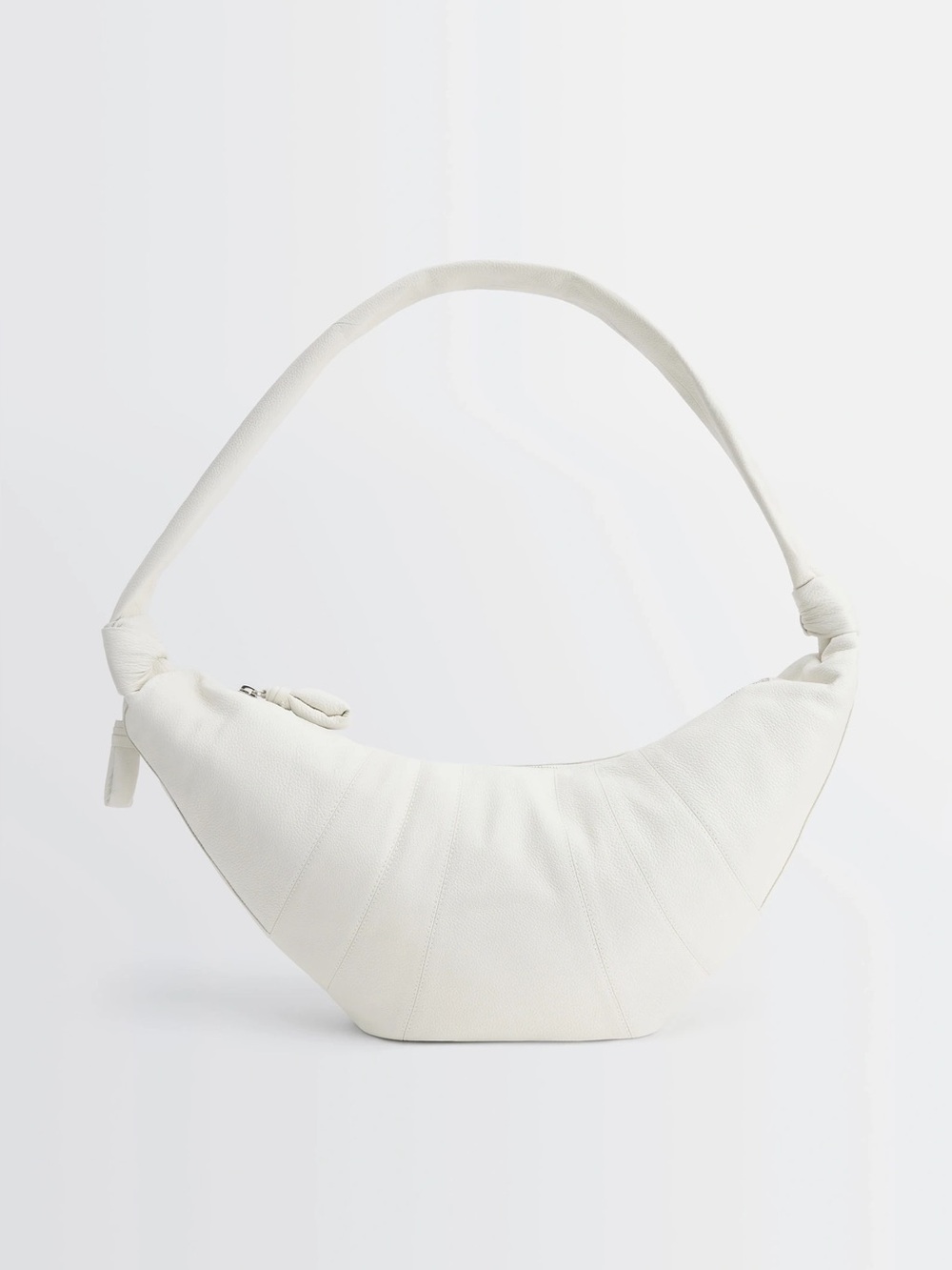 Lemaire Large Croissant Bag in Chalk